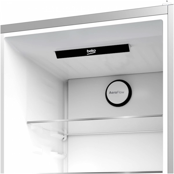 Beko B3RCNA364HXB1 ezüst, alulfagyasztós, Hűtő:210L, Fagyasztó:106L, hűtőszekrény