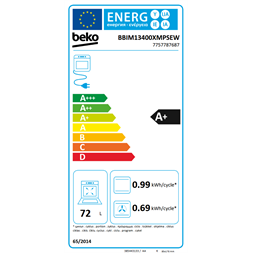 Beko BBIM13400XMPSEW beépíthető sütő