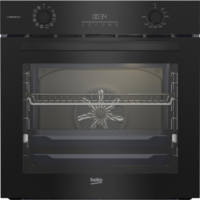 Beko BBIS17300BCS fekete, beépíthető, sütőtér: 72L, légkeverés, sütő