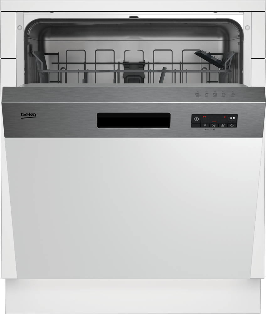 Beko BDSN153E3X programok száma: 5, beépíthető, 13 terítékes mosogatógép 