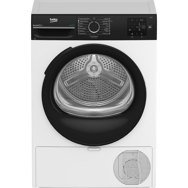 Beko BM3T37239WBB fehér, 7 kg, hőszivattyús, szárítógép