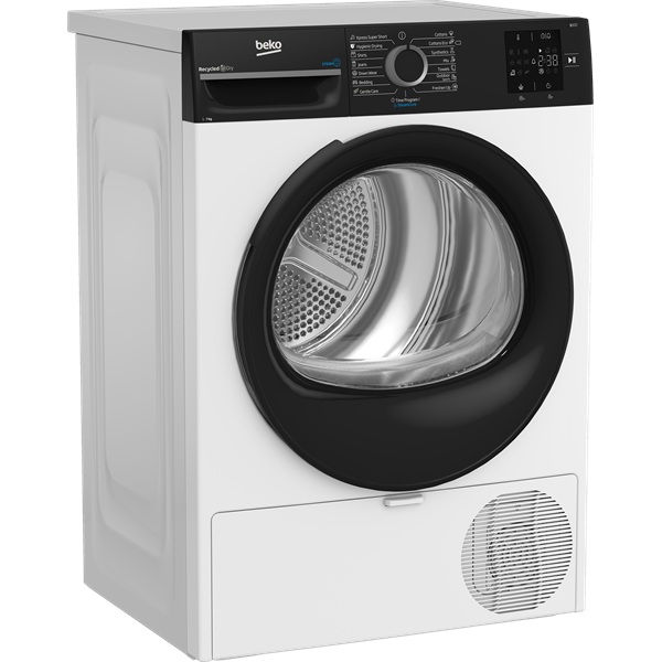 Beko BM3T37239WBB fehér, 7 kg, hőszivattyús, szárítógép