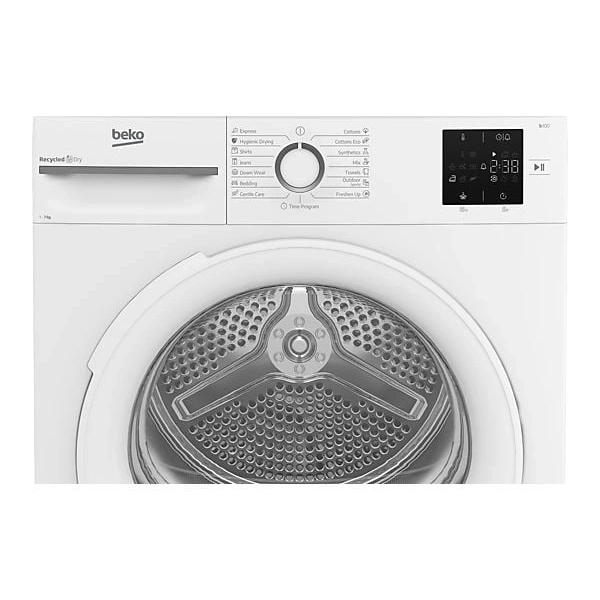 Beko BM3T372E0W fehér, hőszivattyús, 7kg,  szárítógép