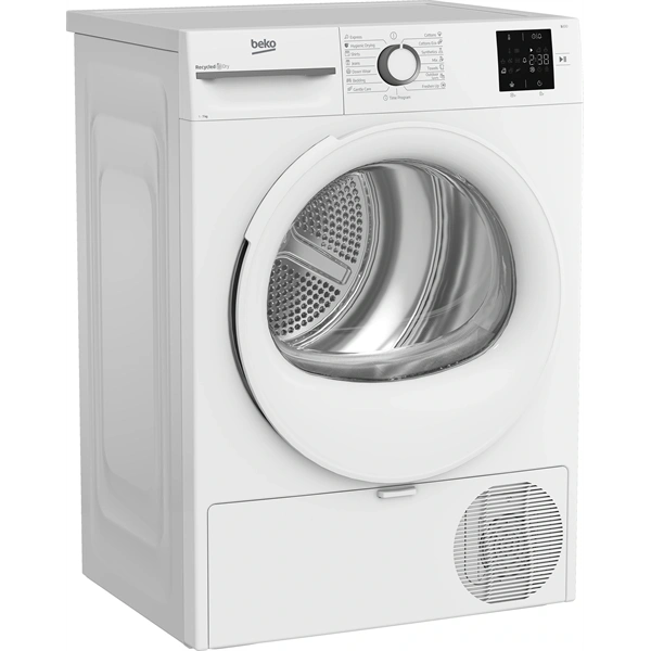 Beko BM3T372E0W fehér, hőszivattyús, 7kg,  szárítógép