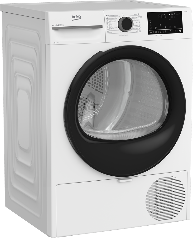 Beko BM3T49230W fehér, 9 kg, hőszivattyús, szárítógép
