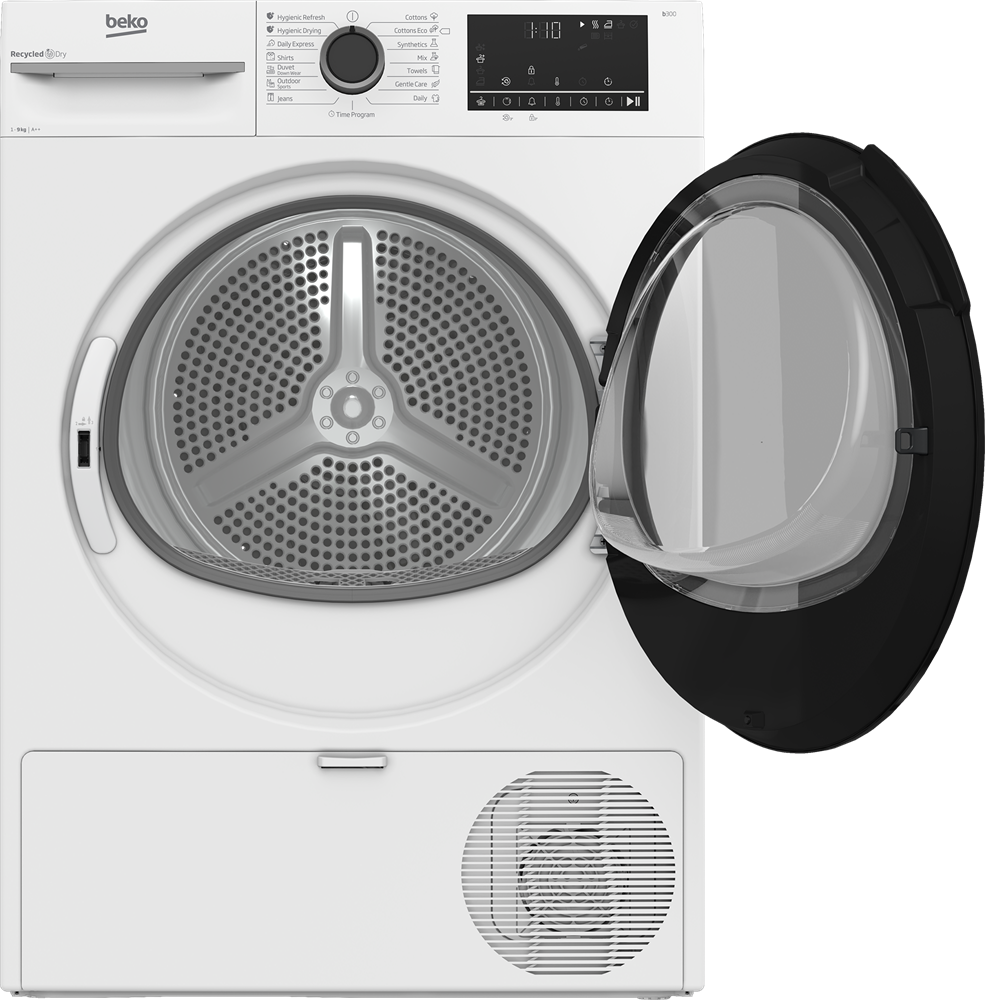 Beko BM3T49230W fehér, 9 kg, hőszivattyús, szárítógép