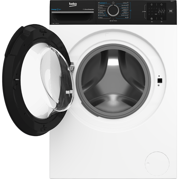 Beko BM3WFSU39413WPBB fehér, elöltöltős, max.1400ford., 9 kg, mosógép (Újszerű)