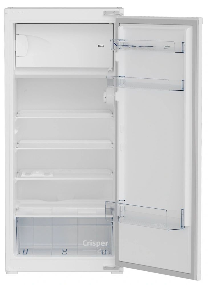 Beko BSSA210K4SN egyajtós, beépíthető, Hűtő:156L, Fagyasztó:19L, Minfrost hűtőszekrény (Újszerű)