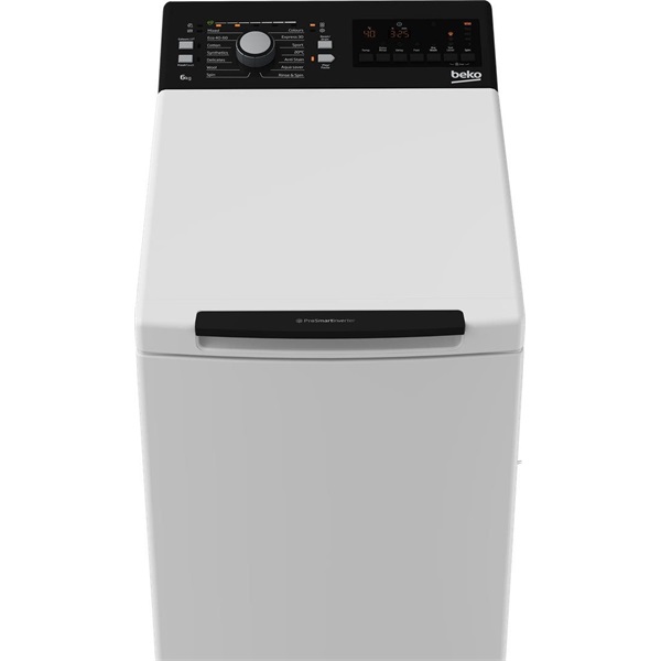 Beko BTL1WFP10622 fehér, felültöltős, max.1200ford., 6 kg, mosógép