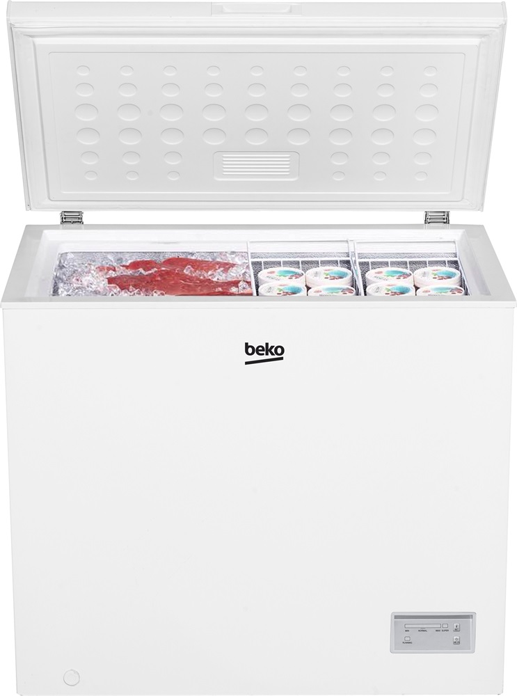 Beko CF200EWN fehér, Fagyasztó:198L, fagyasztóláda