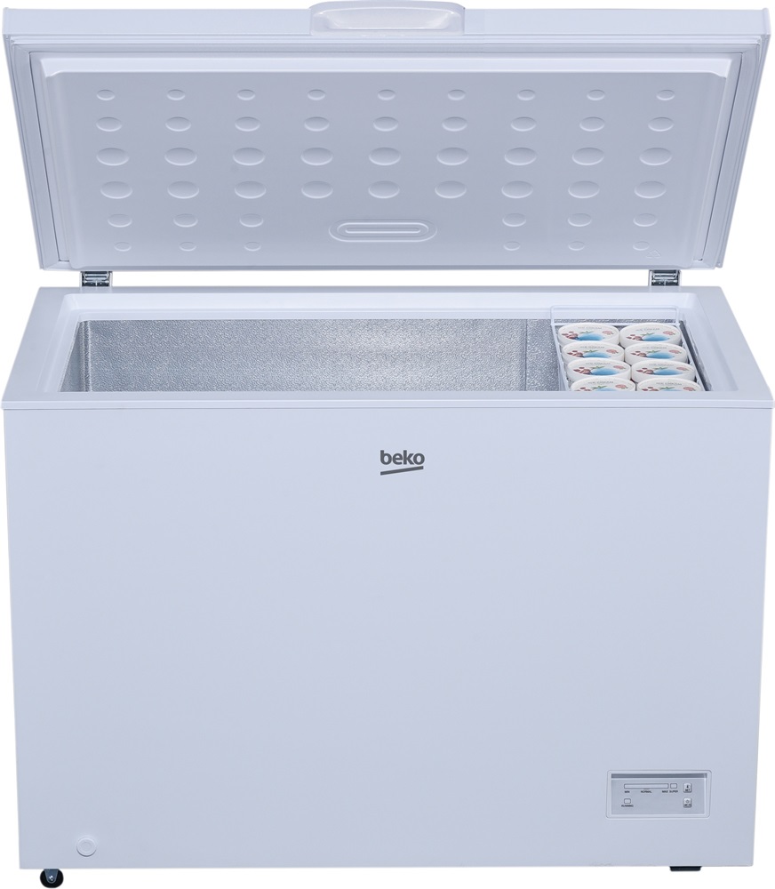 Beko CF316EWN fehér, Fagyasztó:308L, fagyasztóláda