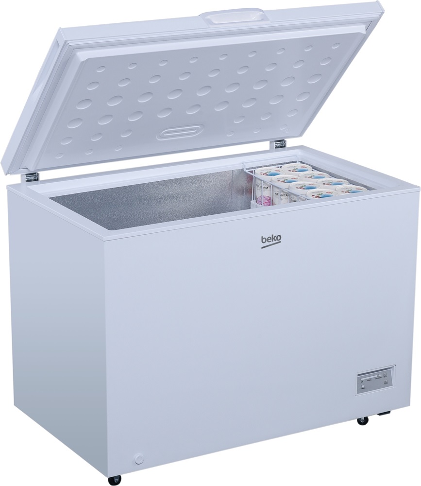 Beko CF316EWN fehér, Fagyasztó:308L, fagyasztóláda