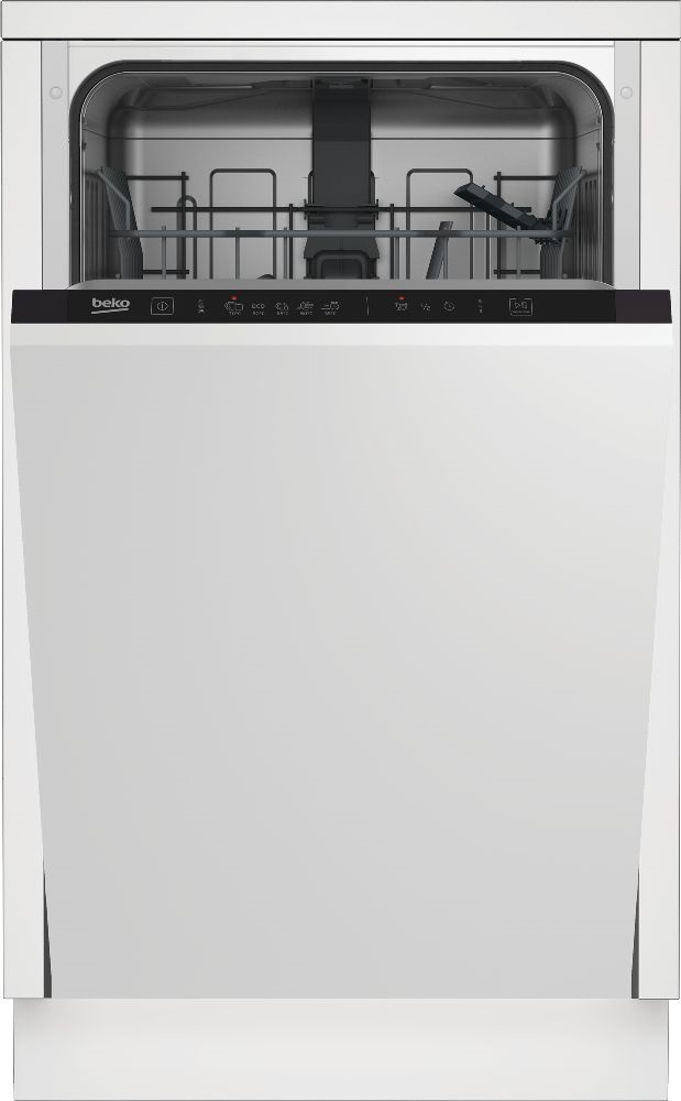 Beko DIS35025 programok száma: 5, keskeny beépíthető, 10 terítékes mosogatógép (Újszerű)