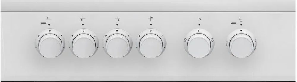 Beko FSM57000GW fehér, szabadonálló, kerámialapos, elektromos, főzőzóna: 4, sütő:55L, grill, tűzhely