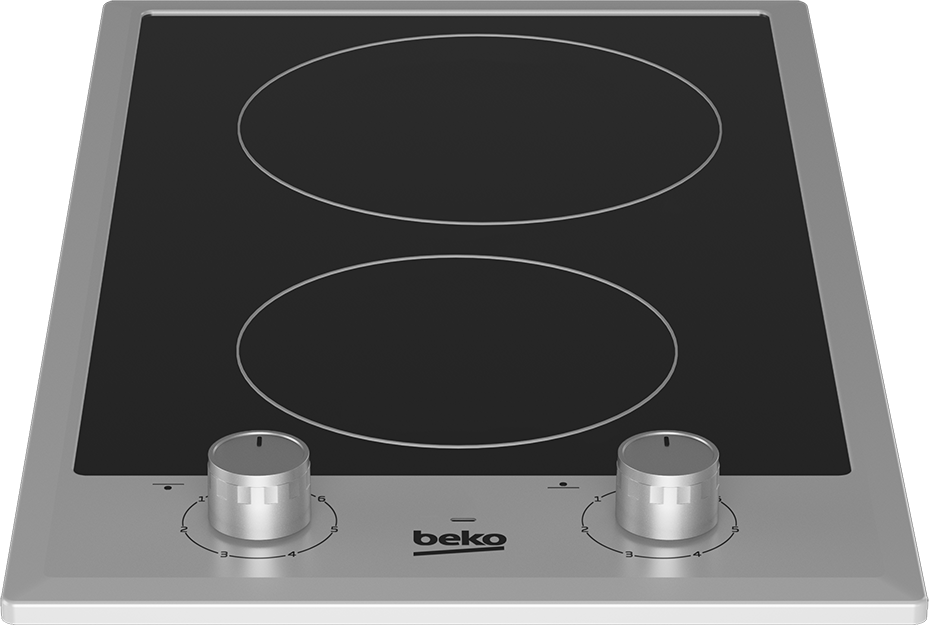 Beko HDCC32200 X fekete, beépíthető, elektromos üvegkerámia, főzőzóna: 2, beépíthető méret: 27cm, főzőlap