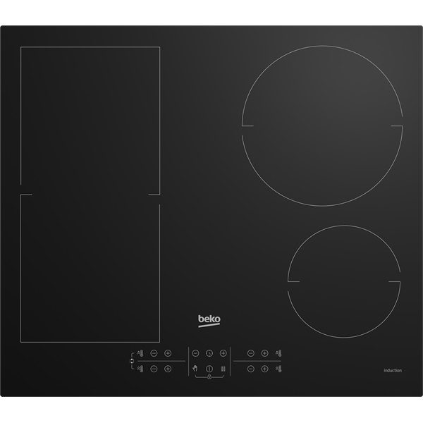 Beko HII 64200 FMT fekete, beépíthető, indukciós, főzőzóna: 4, beépíthető méret: 56cm, főzőlap (Újszerű)