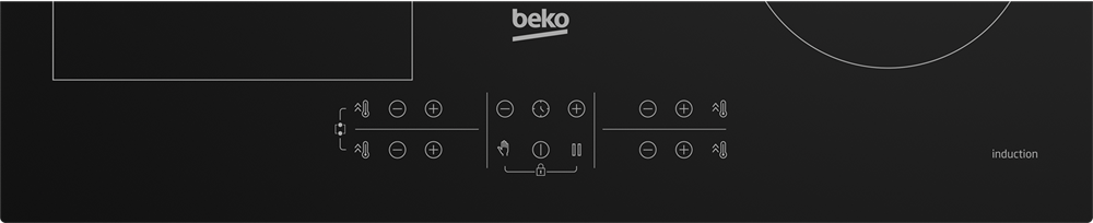 Beko HII 64200 FMT fekete, beépíthető, indukciós, főzőzóna: 4, beépíthető méret: 56cm, főzőlap (Újszerű)