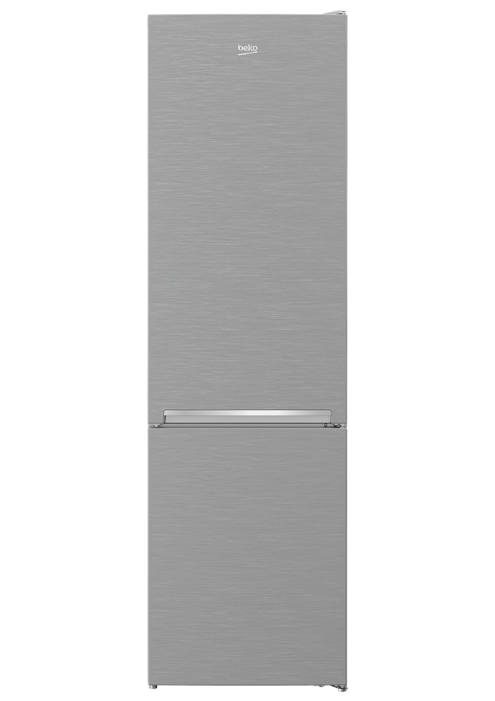 Beko RCNA406I40XBN acélszürke, alulfagyasztós, Hűtő:253L, Fagyasztó:109L, No frost hűtőszekrény