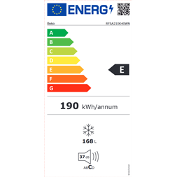Beko RFSA210K40WN fagyasztószekrény