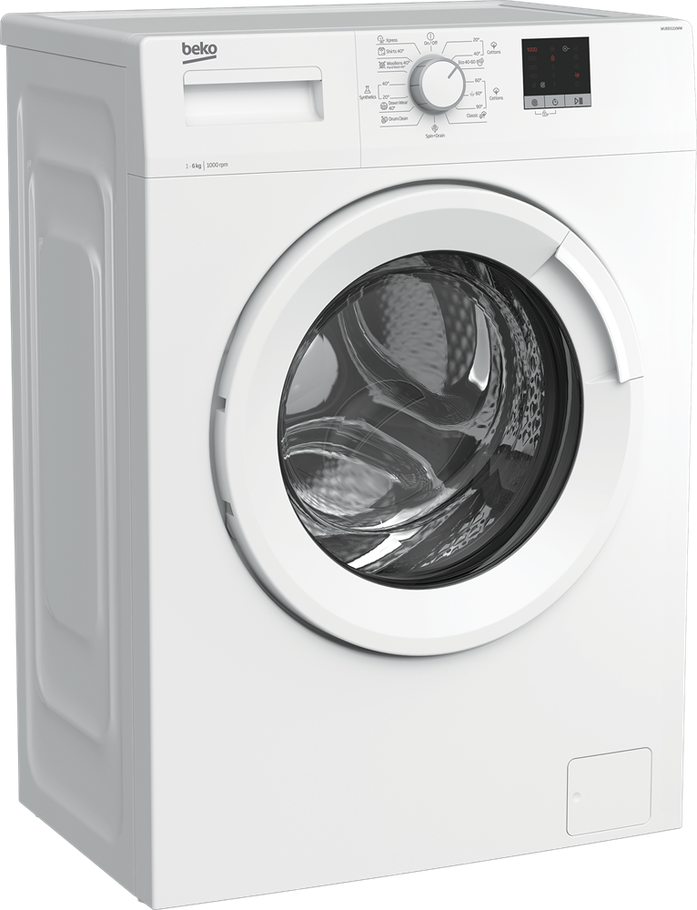 Beko WUE6511XWW fehér, elöltöltős, keskeny, max.1000ford., 6 kg, mosógép
