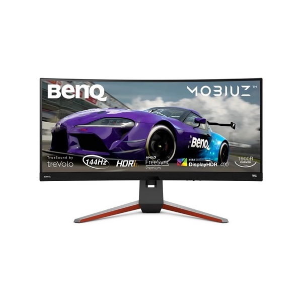 Benq 34" EX3415R MOBIUZ UWQHD IPS 144Hz DP/HDMI/USB ívelt szürke gamer monitor