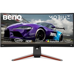 Benq 34" EX3415R MOBIUZ UWQHD IPS 144Hz DP/HDMI/USB ívelt szürke gamer monitor