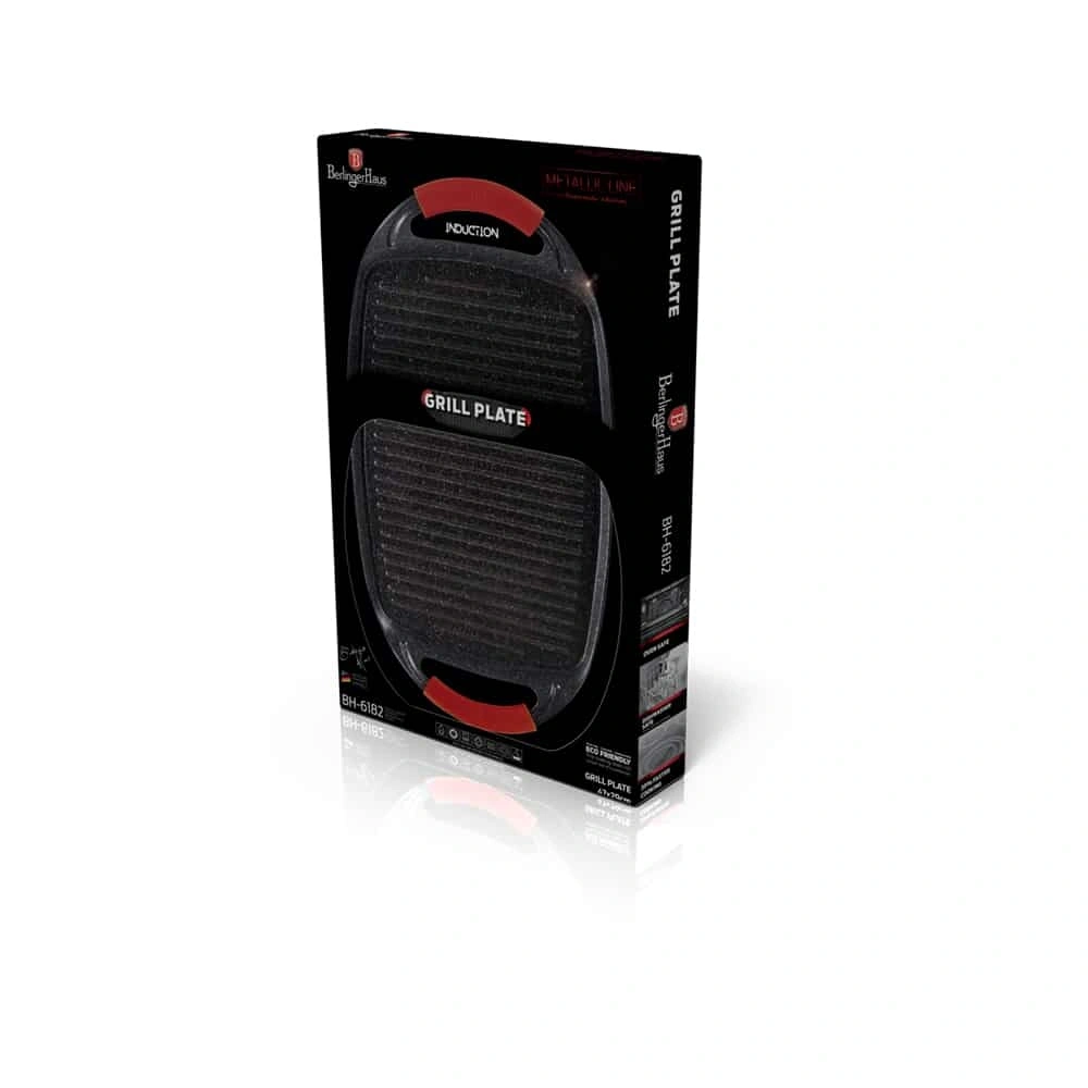 Berlinger Haus BH/6182 Metallic Line Burgundy Edition 47 cm grill sütőlap