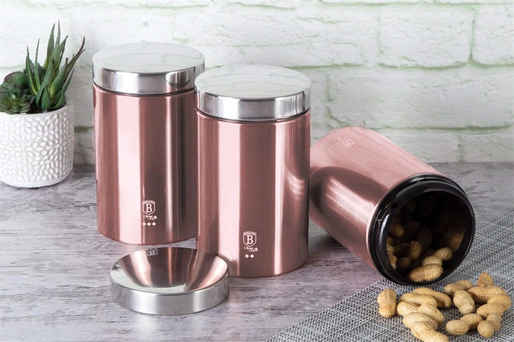 Berlinger Haus BH/6270 rózsaszín 3 részes tároló szett