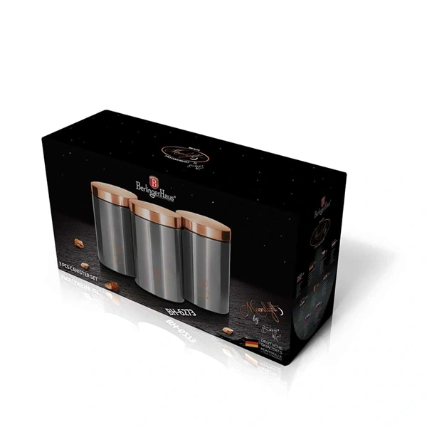 Berlinger Haus BH/6273 szürke 3 részes tároló szett