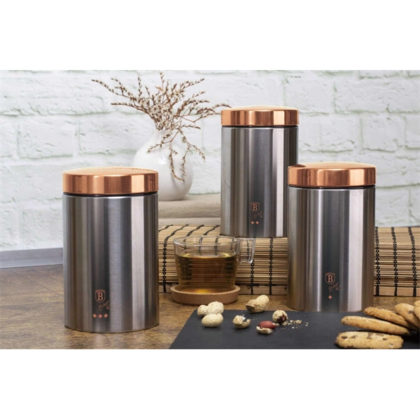 Berlinger Haus BH/6273 szürke 3 részes tároló szett