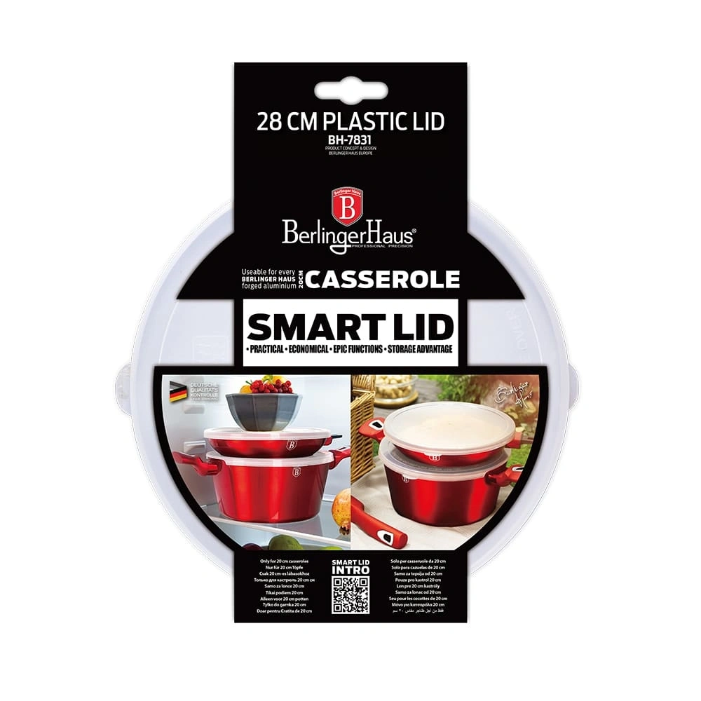 Berlinger Haus BH/7831 28 cm-es lábasra műanyag fedő