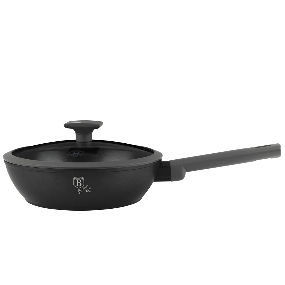 Berlinger Haus BH/8122 Antracit Collection 24 cm fedővel mély serpenyő
