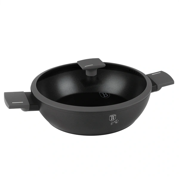 Berlinger Haus BH/8129 4,2L Antracit Collection 30 cm fedővel alacsony lábas