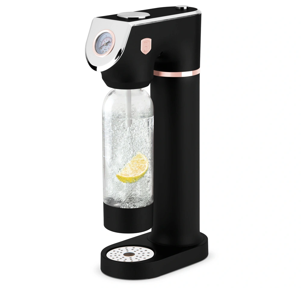 Berlinger Haus BH/8554 fekete- rózsaarany szódagép 2 palackkal 