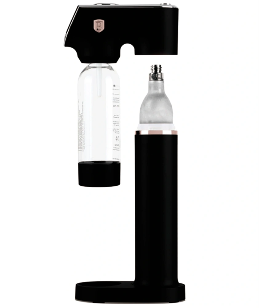 Berlinger Haus BH/8554 fekete- rózsaarany szódagép 2 palackkal 