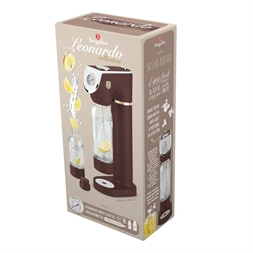 Berlinger Haus BH/8555 matt bordó szódagép 2 palackkal 