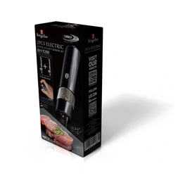 Berlinger Haus BH/9288 carbon pro 2 részes elektromos só- és borsőrlő