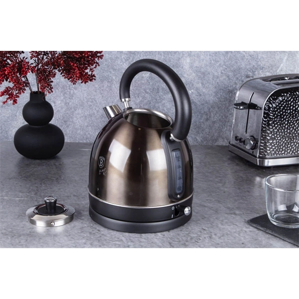 Berlinger Haus BH/9337 Metallic Line Shiny Black Edition 1,8L-es fekete elektromos vízforraló