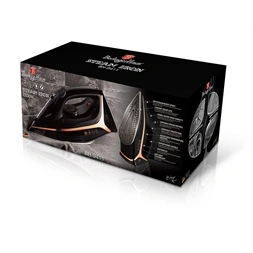 Berlinger Haus BH/9411 fekete -rózsaarany gőzölős vasaló