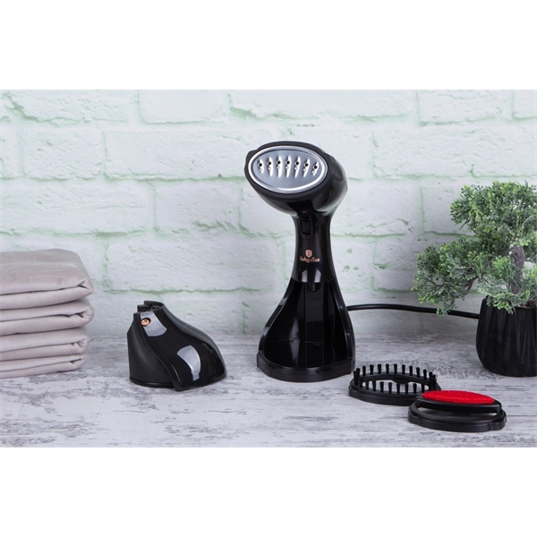 Berlinger Haus BH/9436 2 kefével fekete- rózsaarany kézi ruhagőzölő