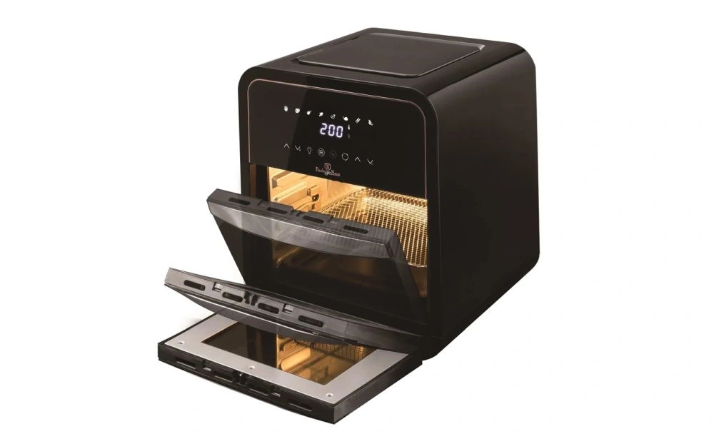 Berlinger Haus BH/9549 fekete- rózsaarany 12 L forrólevegős sütő