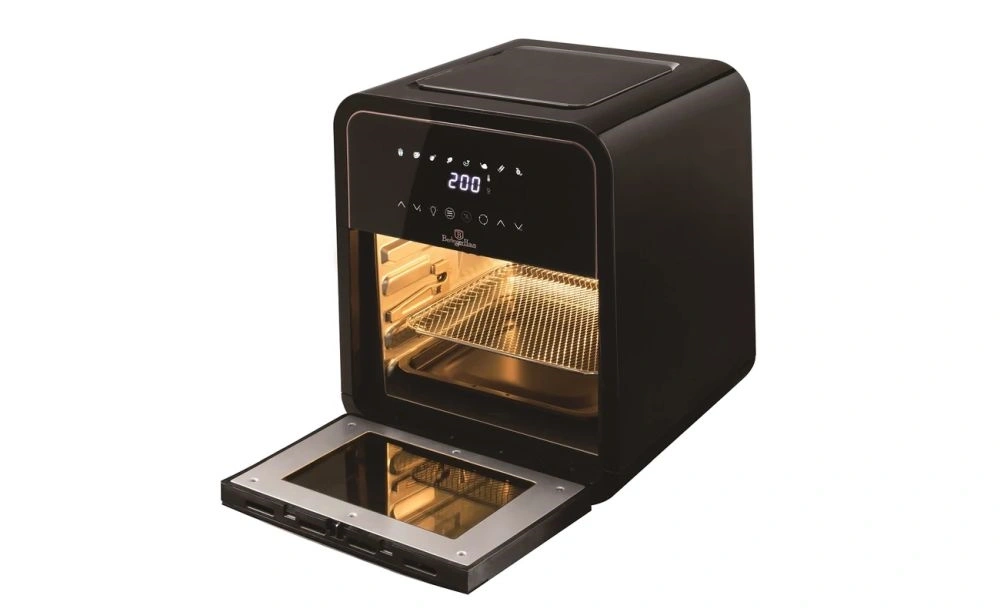 Berlinger Haus BH/9549 fekete- rózsaarany 12 L forrólevegős sütő