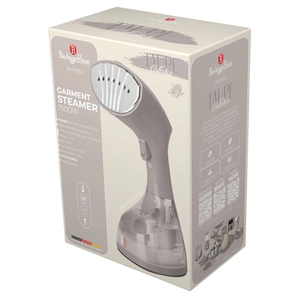 Berlinger Haus BH/9552 matt taupe ruhagőzölő