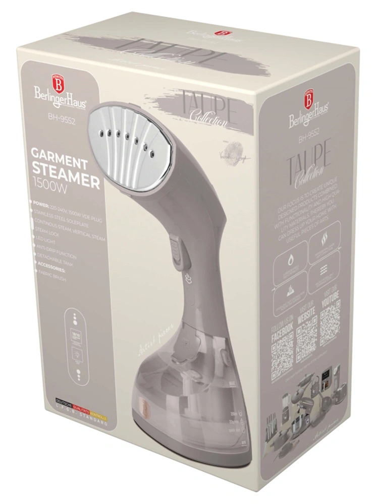 Berlinger Haus BH/9552 matt taupe ruhagőzölő