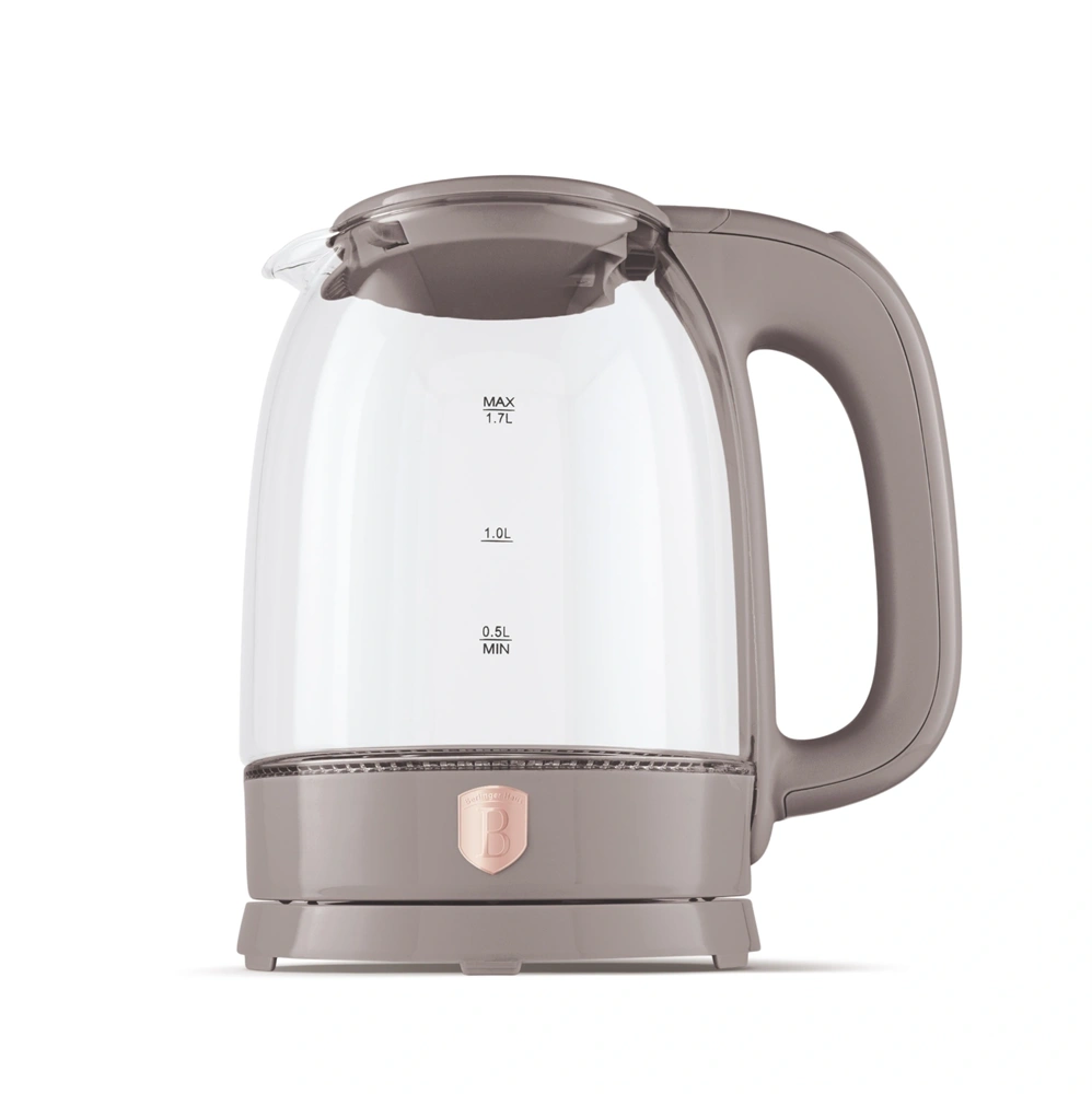 Berlinger Haus BH/9566 1,7 L-es matt taupe üveg vízforraló