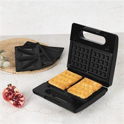 Berlinger Haus BH/9586 Black Rose Collection 3in1 fekete szendvics-, grill- és gofrisütő