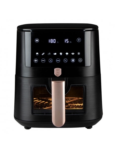 Berlinger Haus BH/9604 fekete- rózsaarany 8 L forrólevegős sütő