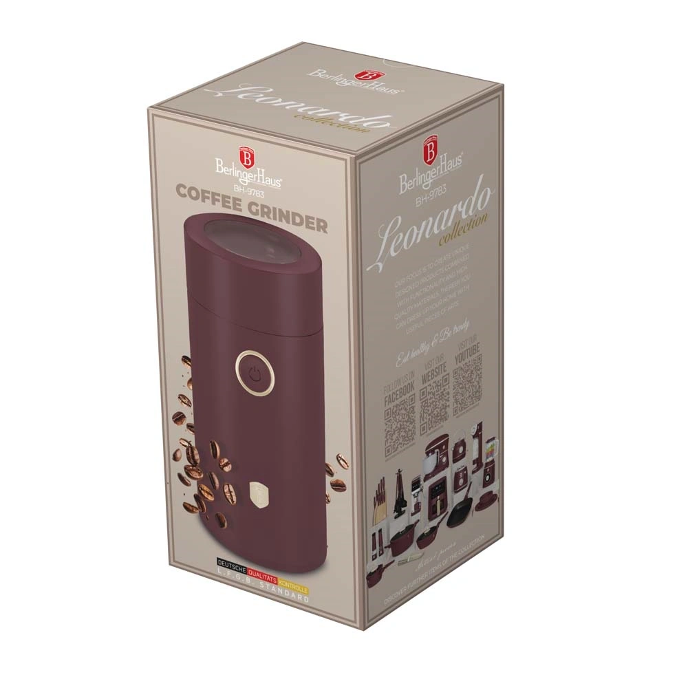 Berlinger Haus BH/9783 bordó elektromos kávédaráló