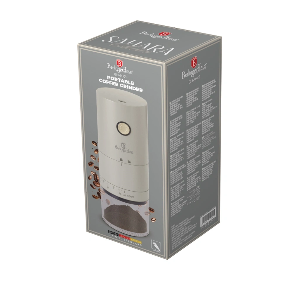 Berlinger Haus BH/9801 krémszínű hordozható kávédaráló