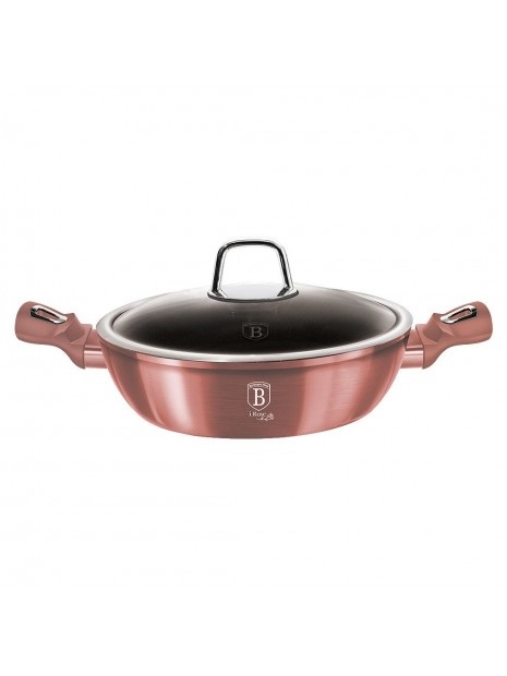 Berlinger Haus BH/6037 3,8L I-Rose Collection 28 cm fedővel alacsony lábas